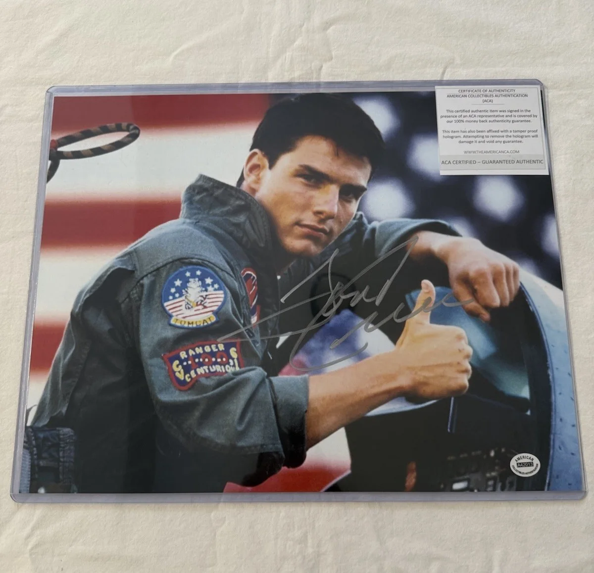 Thomas Cruise Mapother IV — Thomas Cruise Mapother IV ‘Top Gun- Maverick’ Signed Auto 14x11 Photo W/COA, image 4