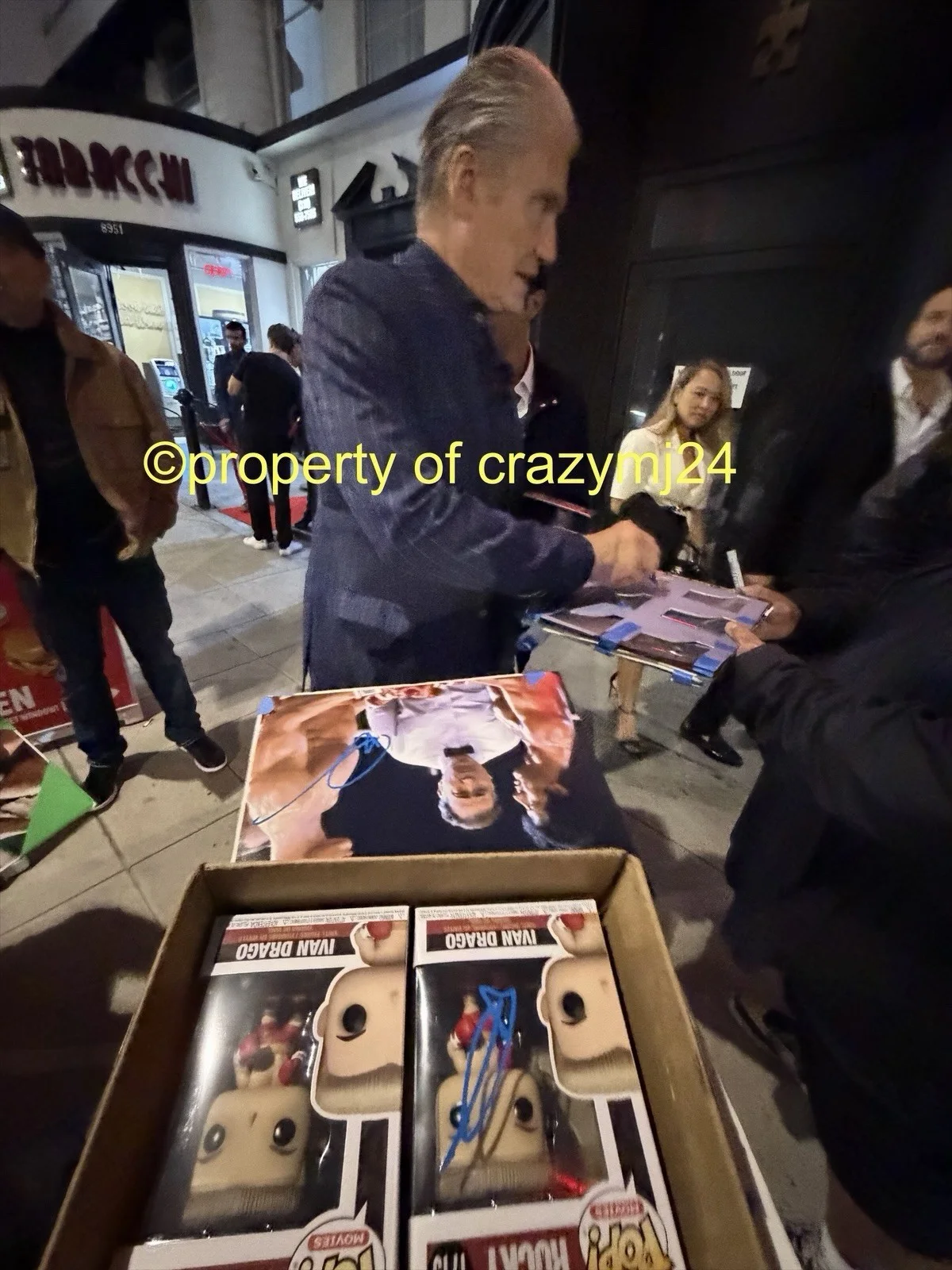 Dolph Lundgren Signed Ivan Drago Funko Rocky 1715 Autograph Proof SWAU COA, изображение 3