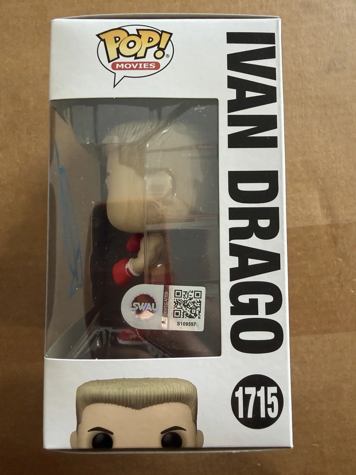 Dolph Lundgren Signed Ivan Drago Funko Rocky 1715 Autograph Proof SWAU COA, изображение 5