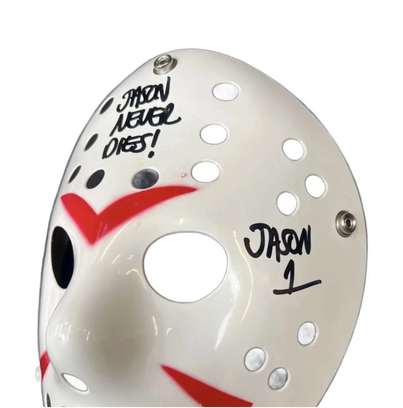 Ari Lehman — Ari Lehman autographed signed inscribed mask Jason Voorhees JSA Friday the 13th, изображение 3