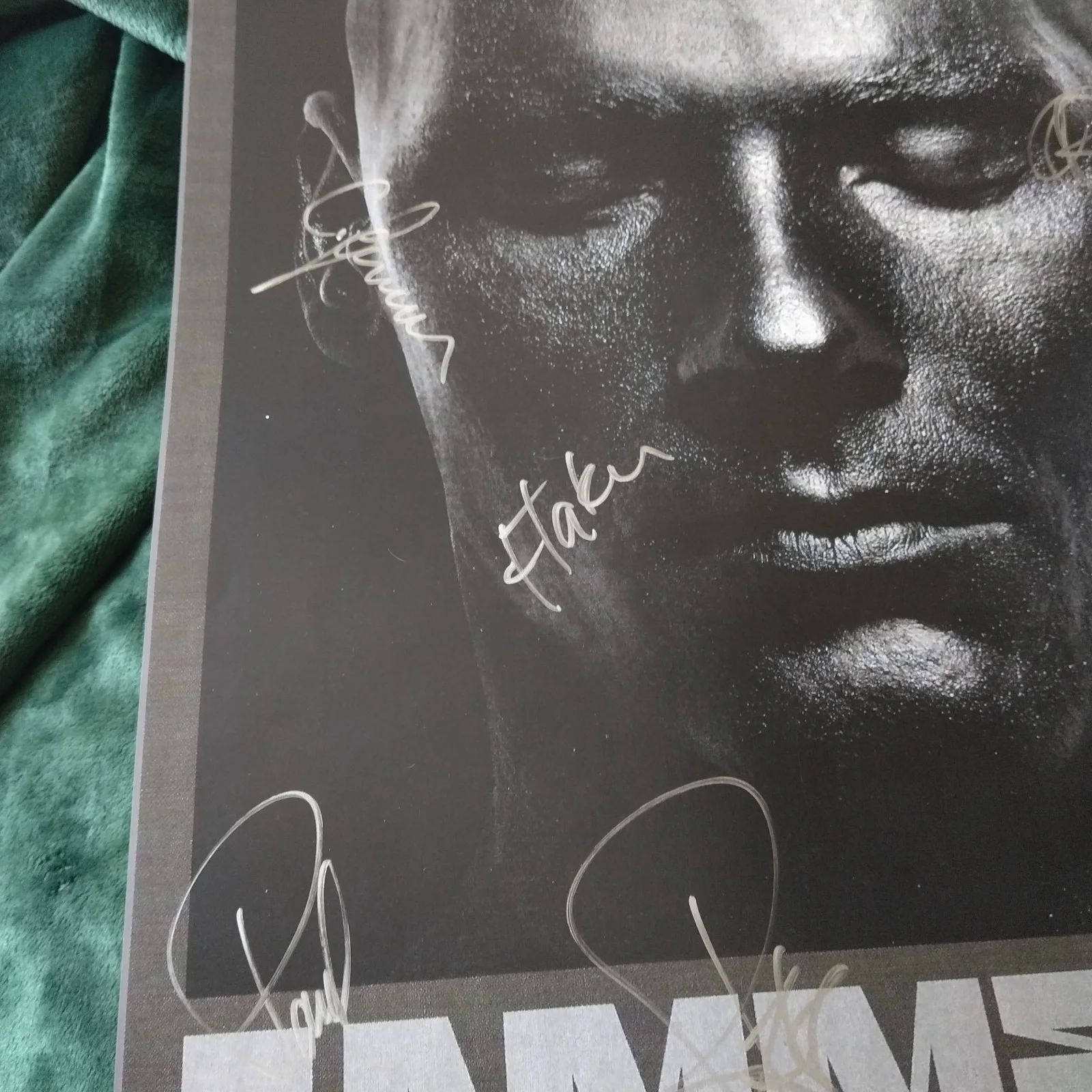 Signed Rammstein Promotional Poster from 2012 All members, image 3