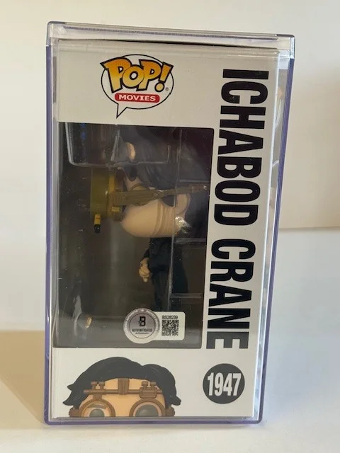 Johnny Depp — Johnny Depp Signed Ichabod Crane Sleepy Hollow Funko Pop BAS Beckett w/Hard Case, image 2