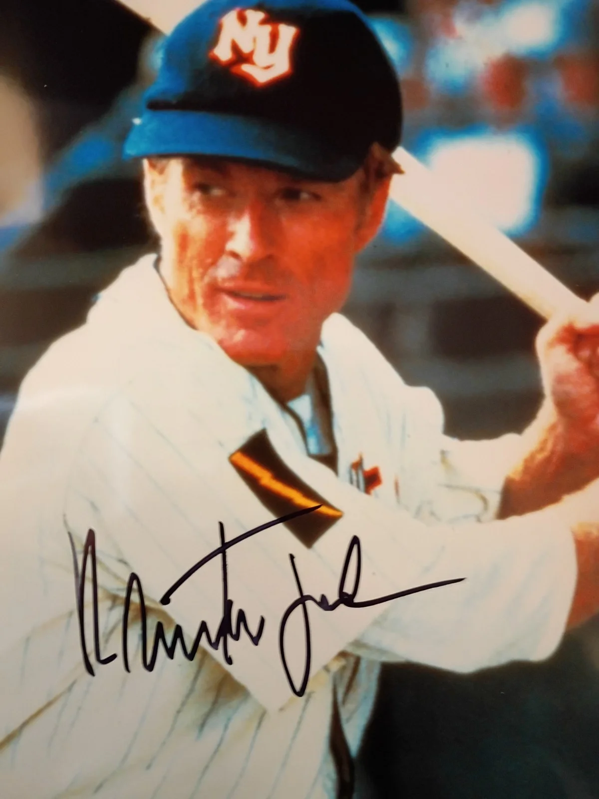 Robert Redford — Robert Redford The Natural Signed 8x10 COA W/ Matching Numbered Sticker, изображение 4
