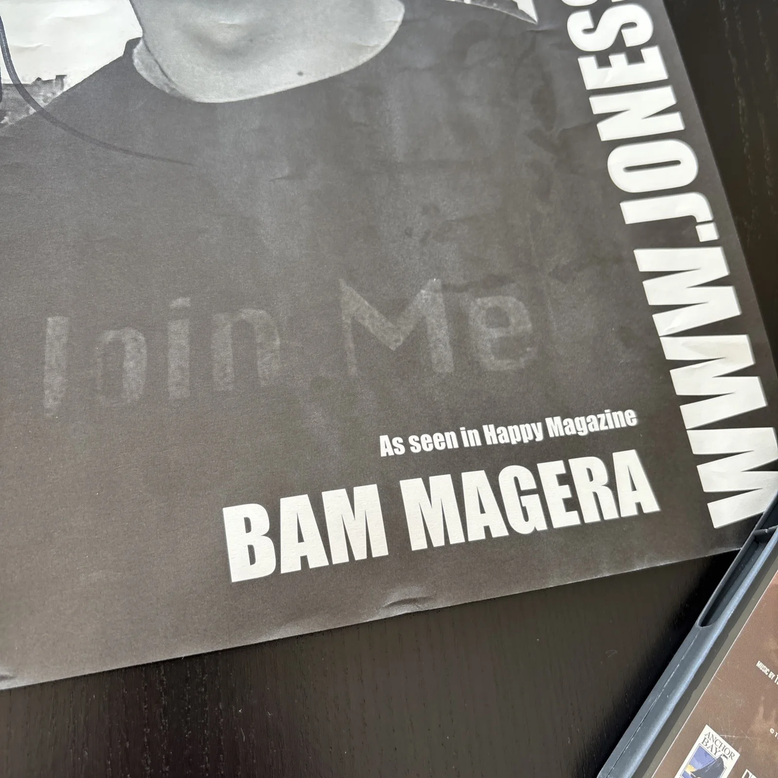 Bam Margera Jason Ellis Signed Jones Soda Poster Happy Magazine Skateboarding, изображение 4