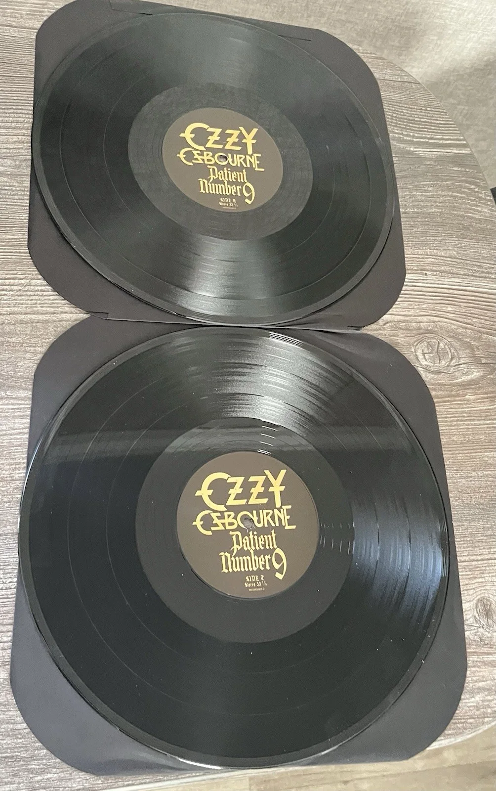 Ozzy Osbourne Signed Patient Number 9 Lp Cover., image 5