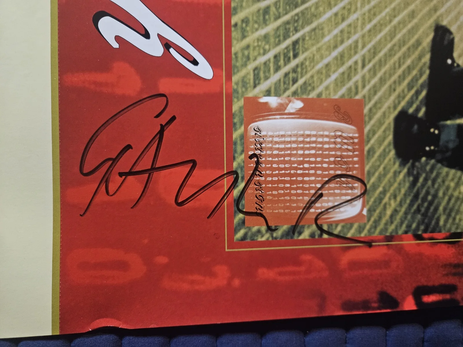 BUSH 20x33" Sixteen Stone Vintage Poster signed by all 4 original members!!, изображение 3