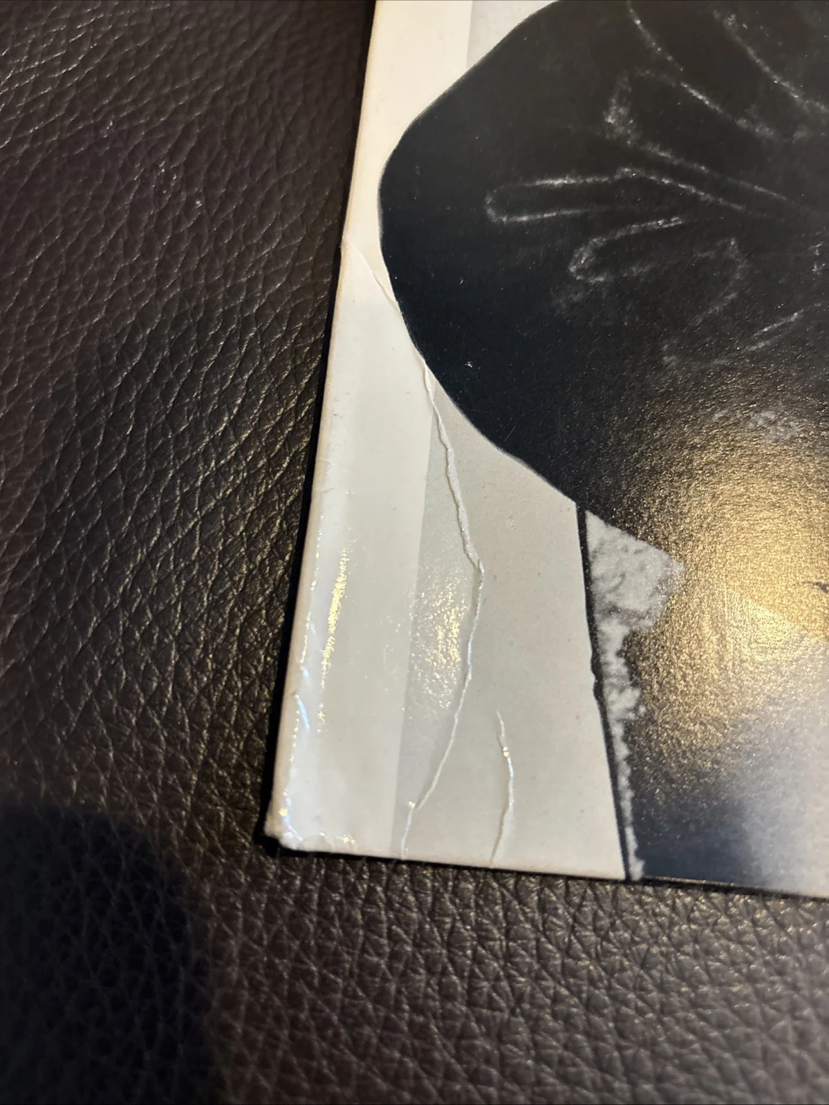 David Gilmour Blue Light signed vinyl, image 2