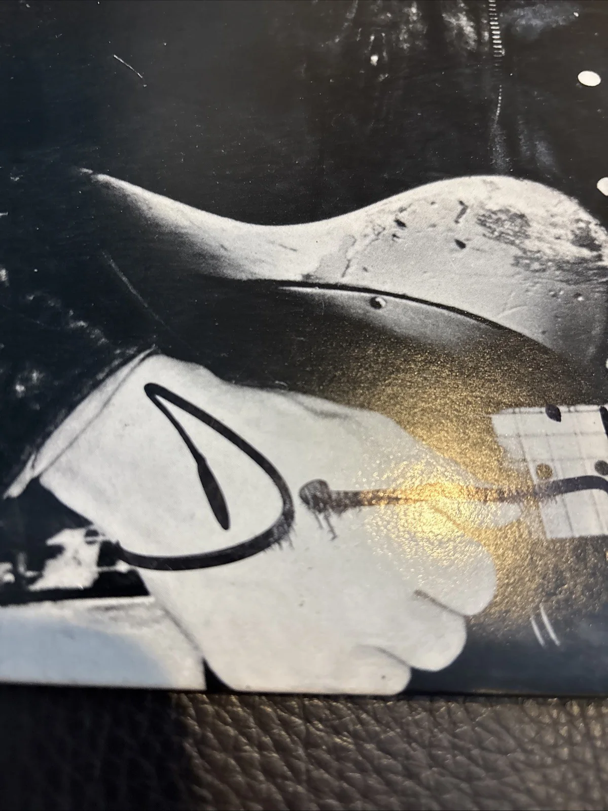 David Gilmour Blue Light signed vinyl, image 3