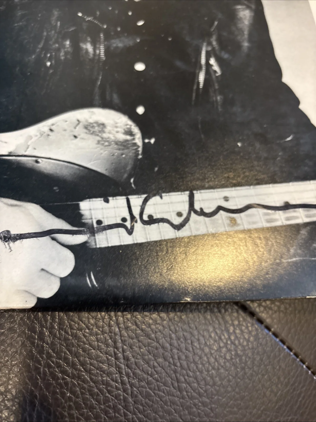 David Gilmour Blue Light signed vinyl, image 4