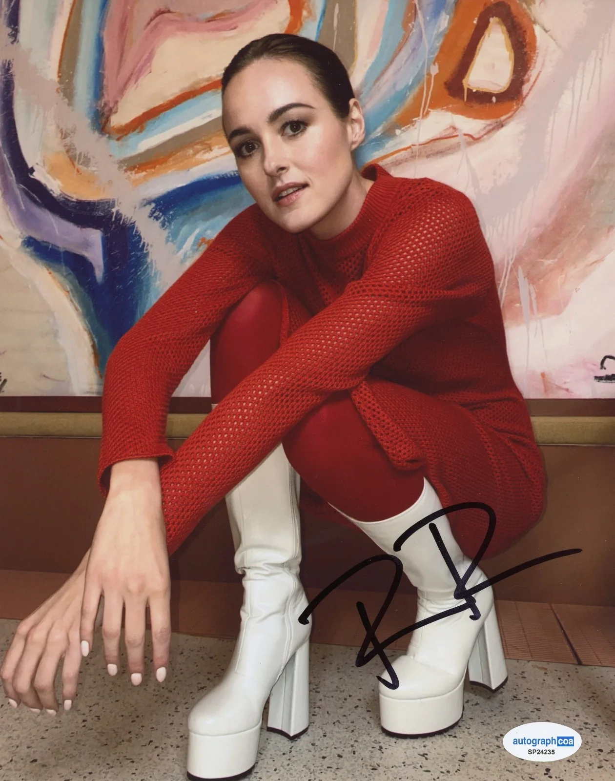 Renate Reinsve — Renate Reinsve Signed Autographed SENTIMENTAL VALUE 8x10 Photo ACOA E, image 2