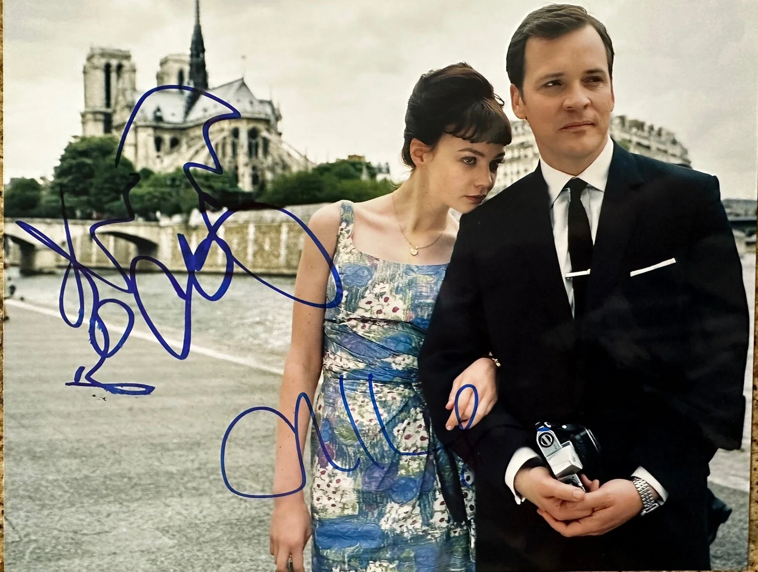 Carey Mulligan & Peter Sarsgaard — Carey Mulligan & Peter Sarsgaard signed An Education 8x10 photo In Person. Proof