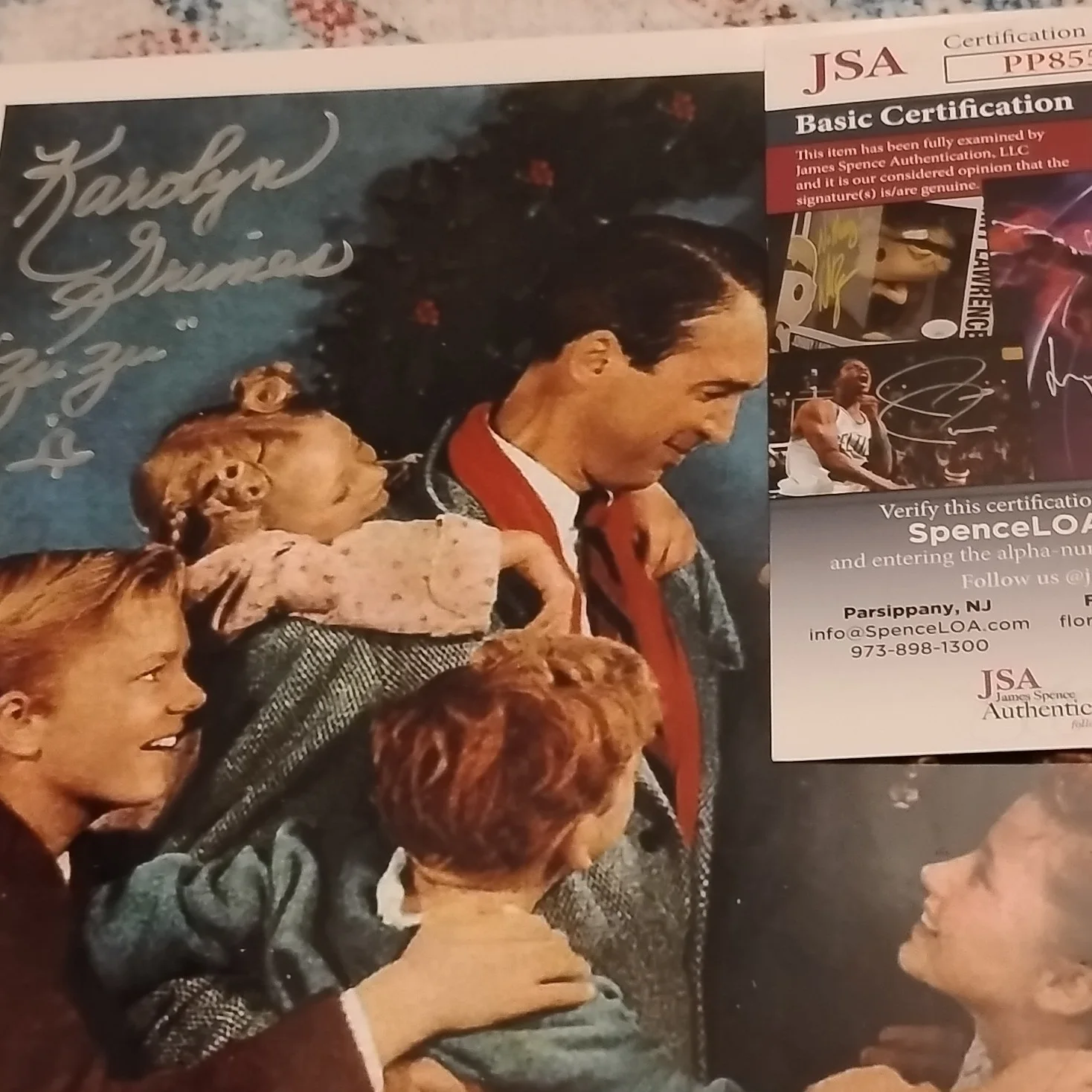 Original Autographed Movie Industry Photograph James Spence JSA Authenticated, изображение 4