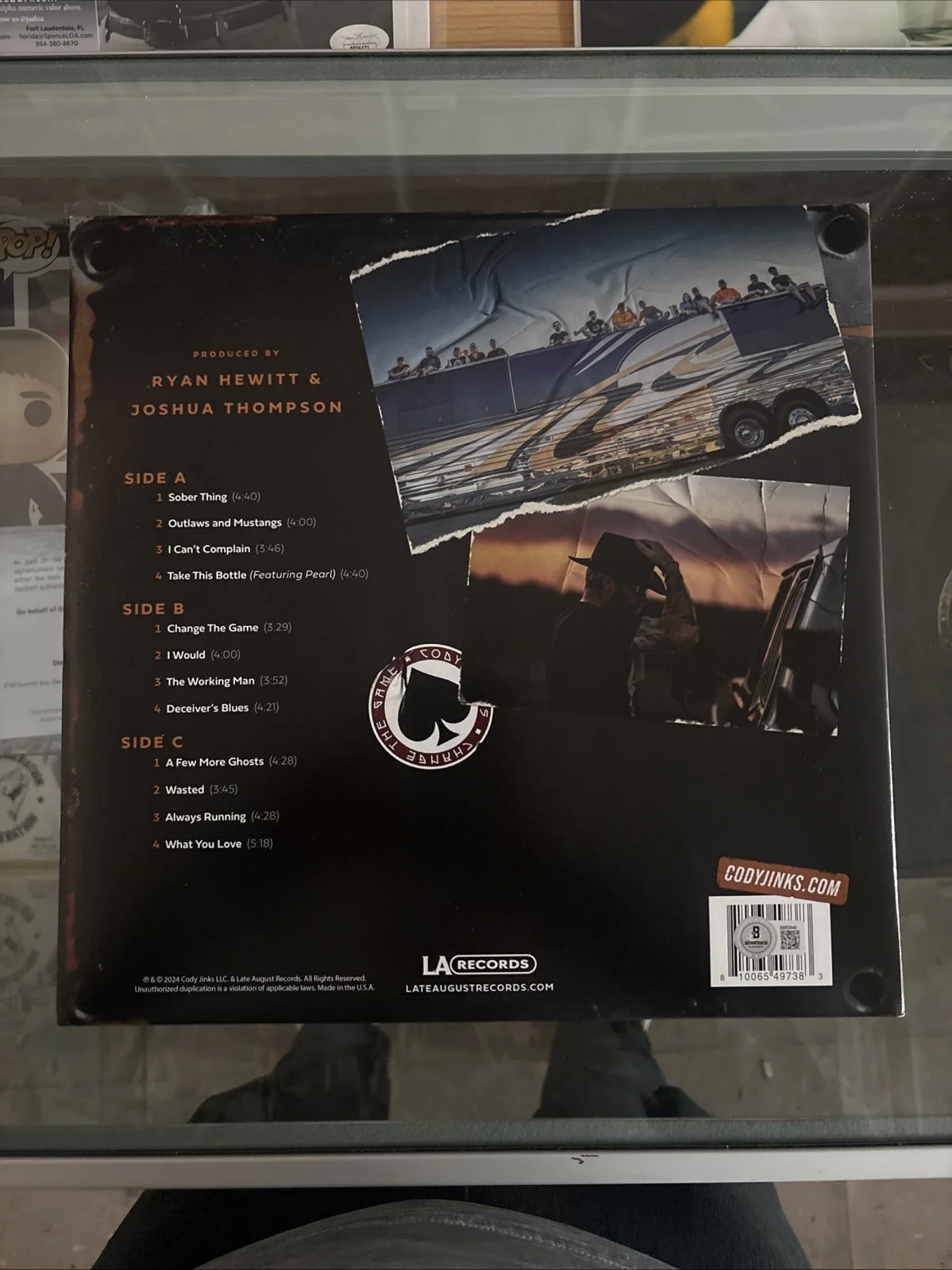 Cody Jinks Signed ‘Change The Game’ VINYL RECORD ALBUM LP BECKETT COA VCB037, изображение 3