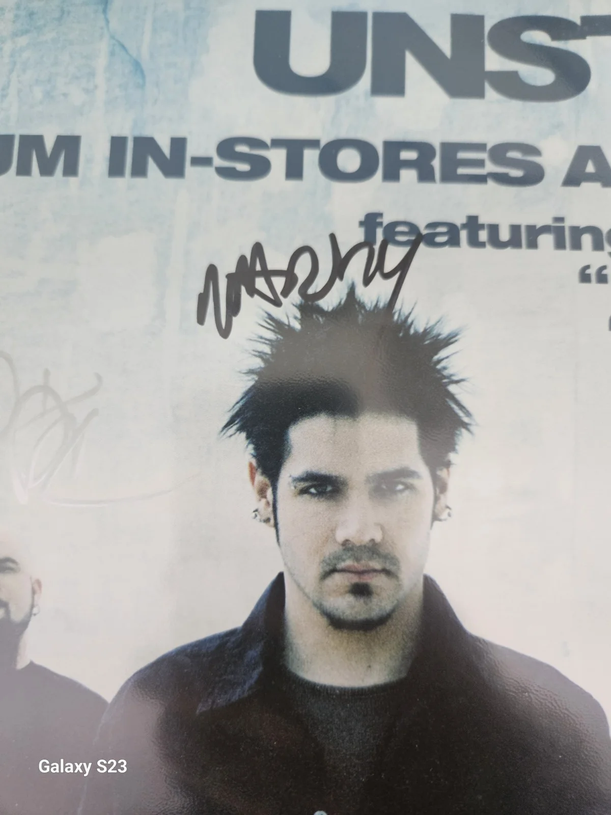 Adema Signed 5 Original Members Unstable 15x21.5 Promo Poster Marky RARE! KORN, image 2