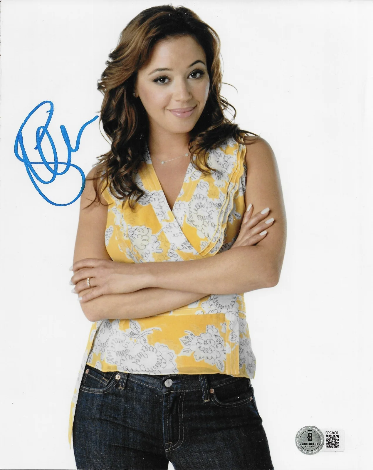Leah Remini — Leah Remini Signed 8x10 Photo Autographed BAS King of Queens 406