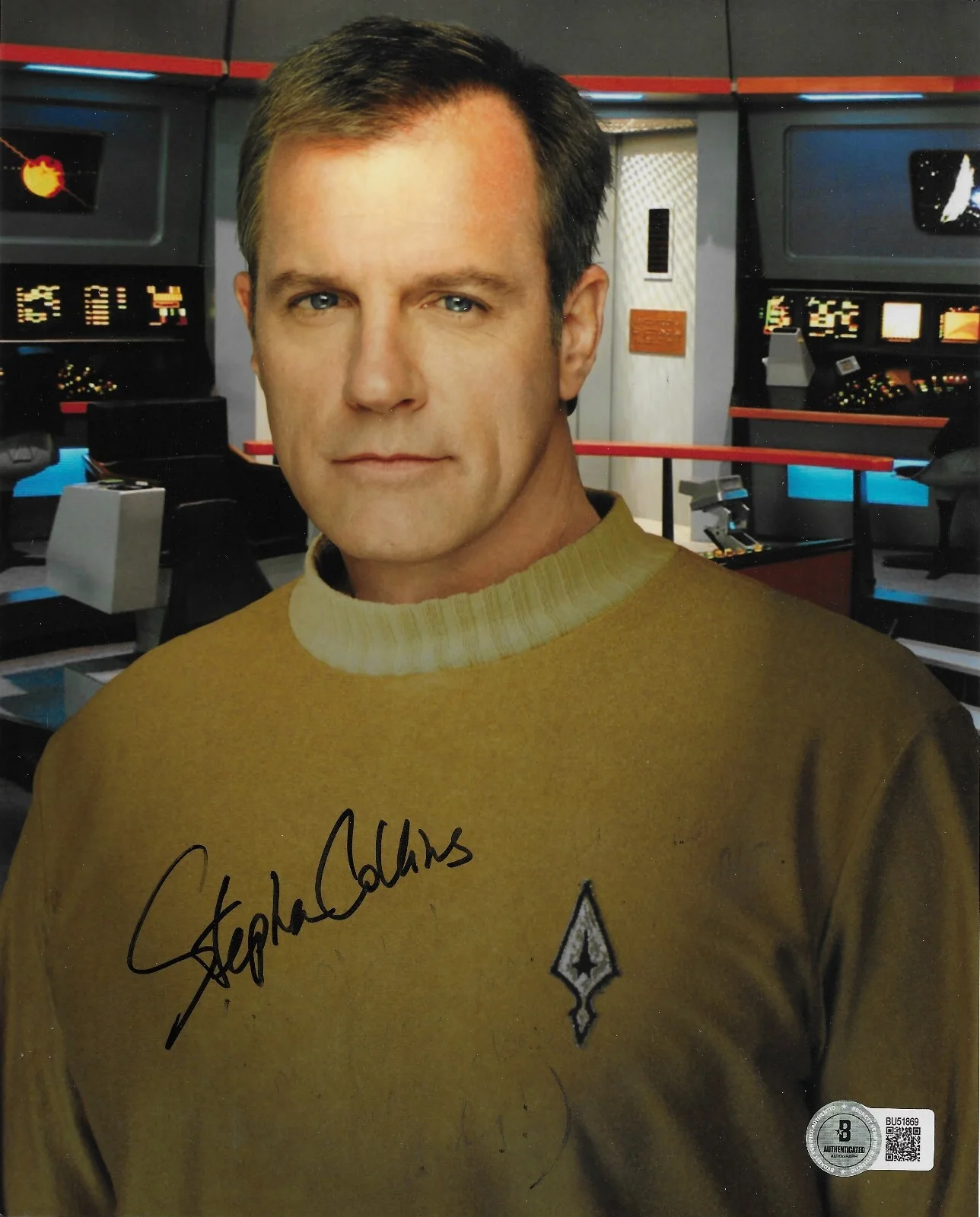 Stephen Collins — Stephen Collins Signed 8x10 Photo Autographed BAS Star Trek: The Motion Picture