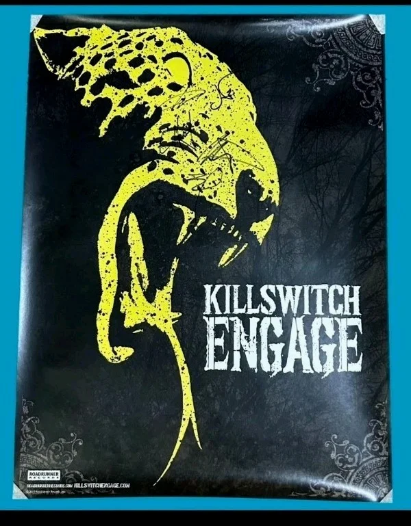 Killswitch Engage Signed Self-titled 2009 Album 18x24 Poster. Howard Jones +4, изображение 4
