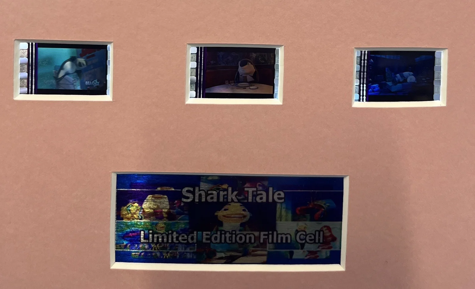 SHARK TALE 35mm Film Cell MOUNTED DISPLAY, image 2