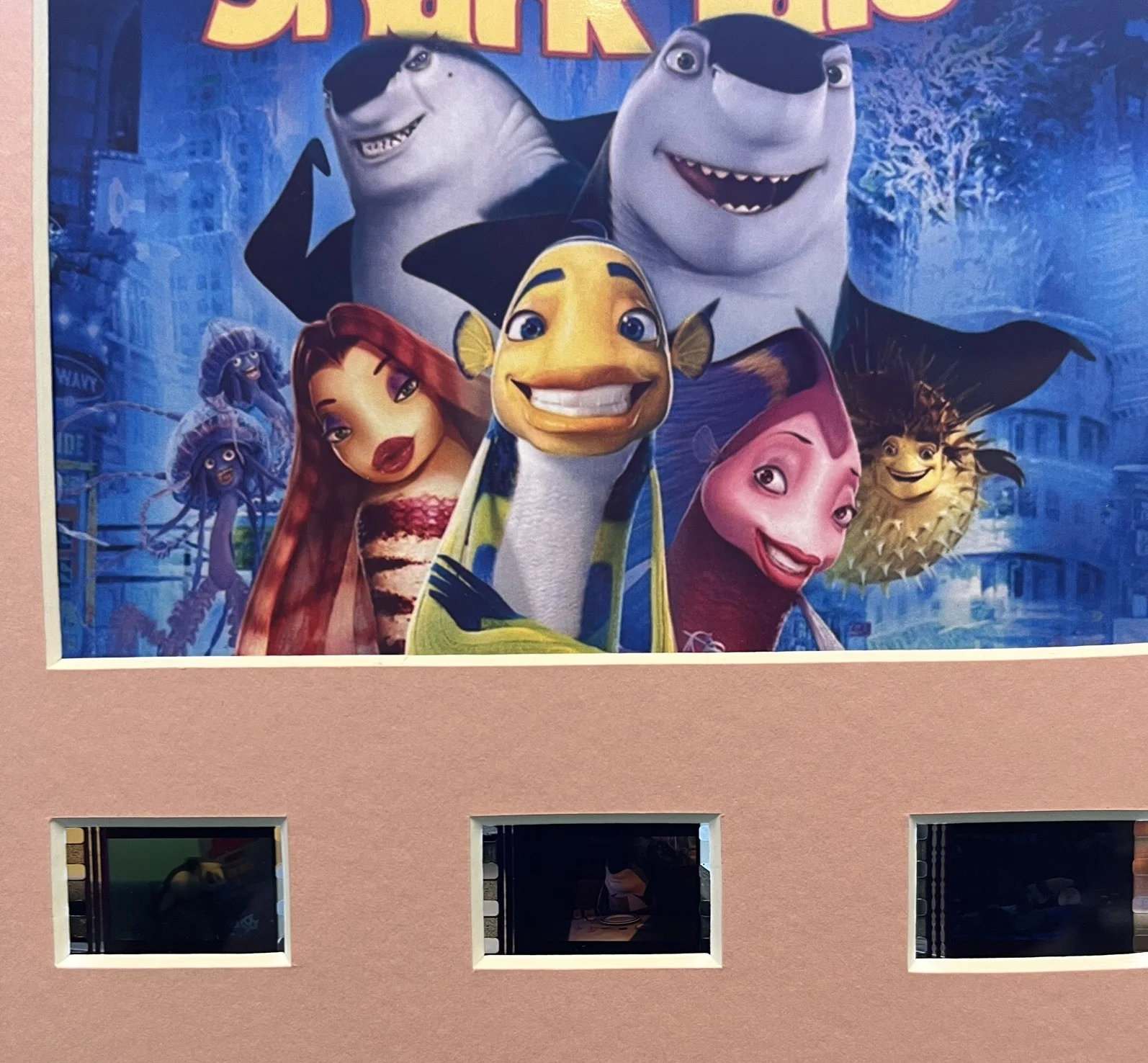SHARK TALE 35mm Film Cell MOUNTED DISPLAY, image 3