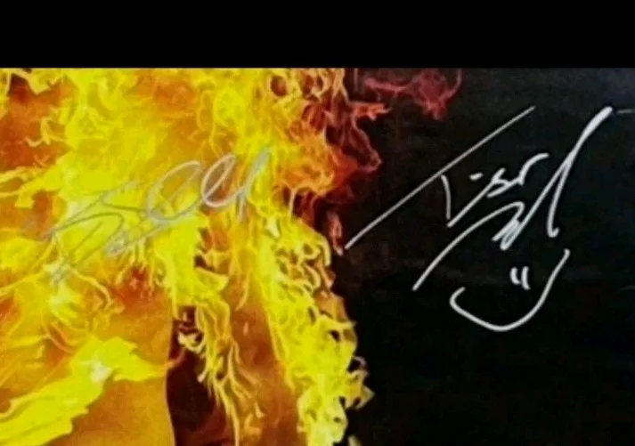 Atreyu Signed A Death Grip On Yesterday 18x24 Poster Signed All 5 Original..., image 5