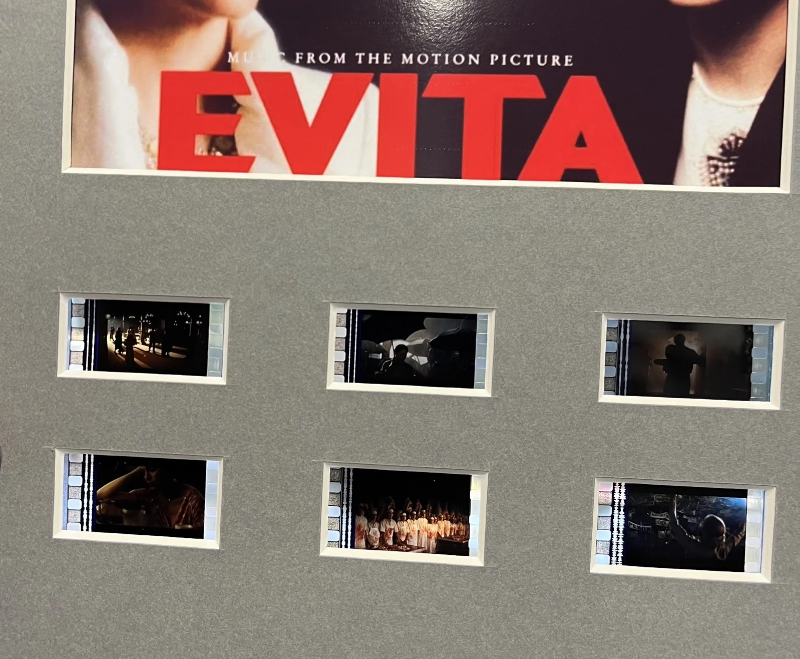EVITA. . 35mm Film Cell MOUNTED DISPLAY, image 2
