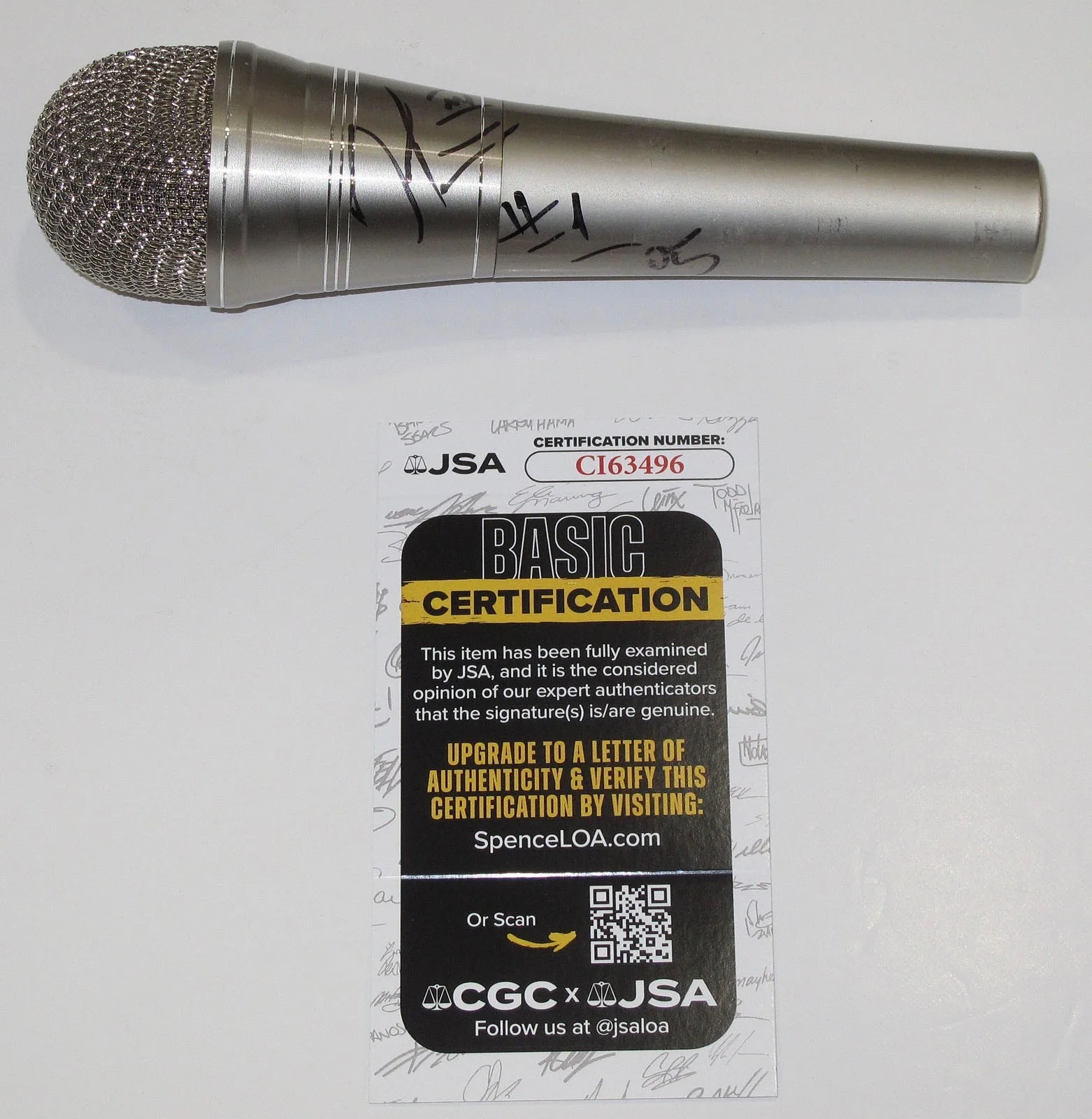OMARION — Omarion Grandberry B2K signed Microphone EXACT PROOF Bump Bump Bump JSA COA Rare, изображение 2