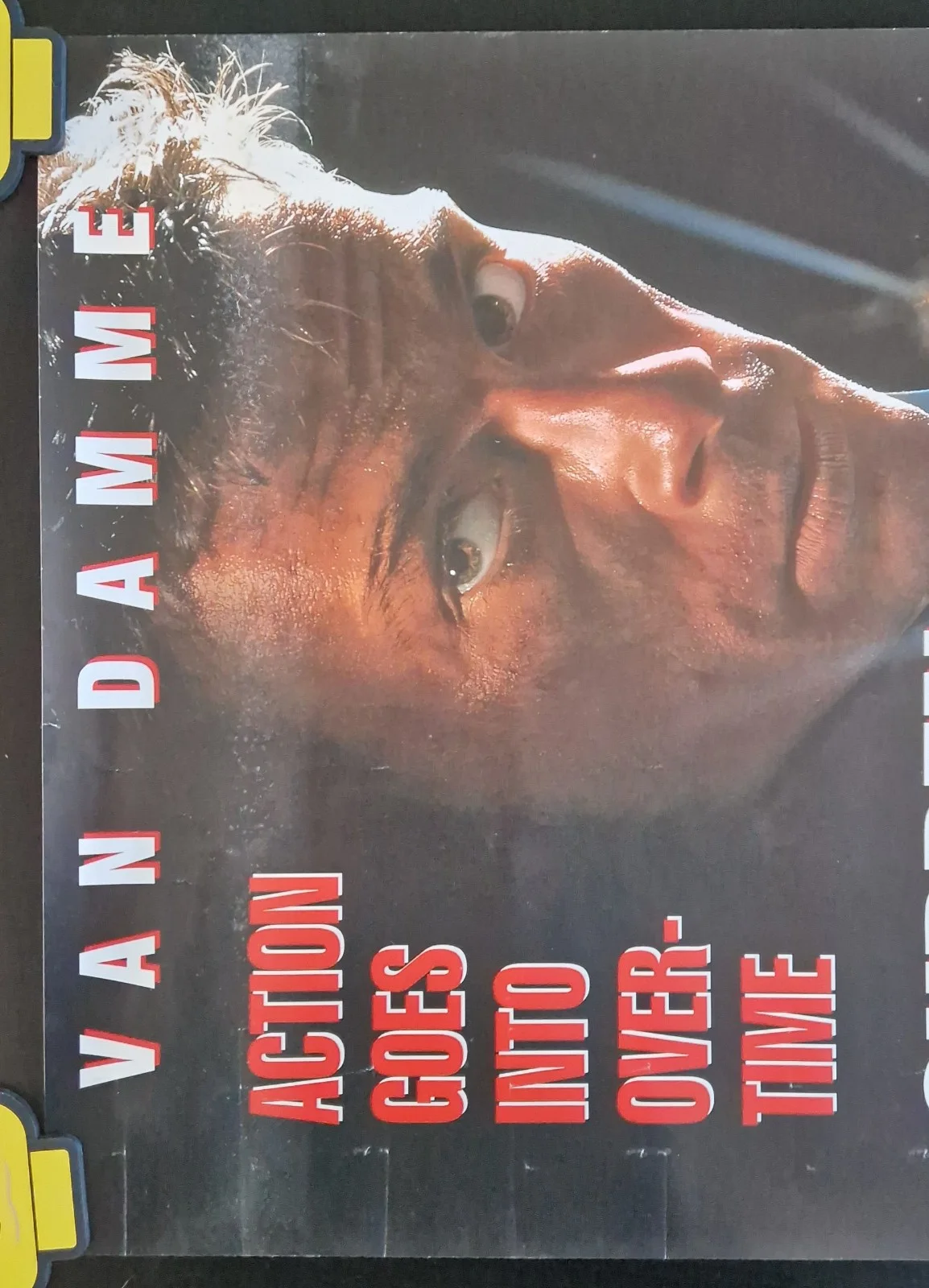 Sudden Death 1995 VHS Video Store Promo Poster – A2, image 2