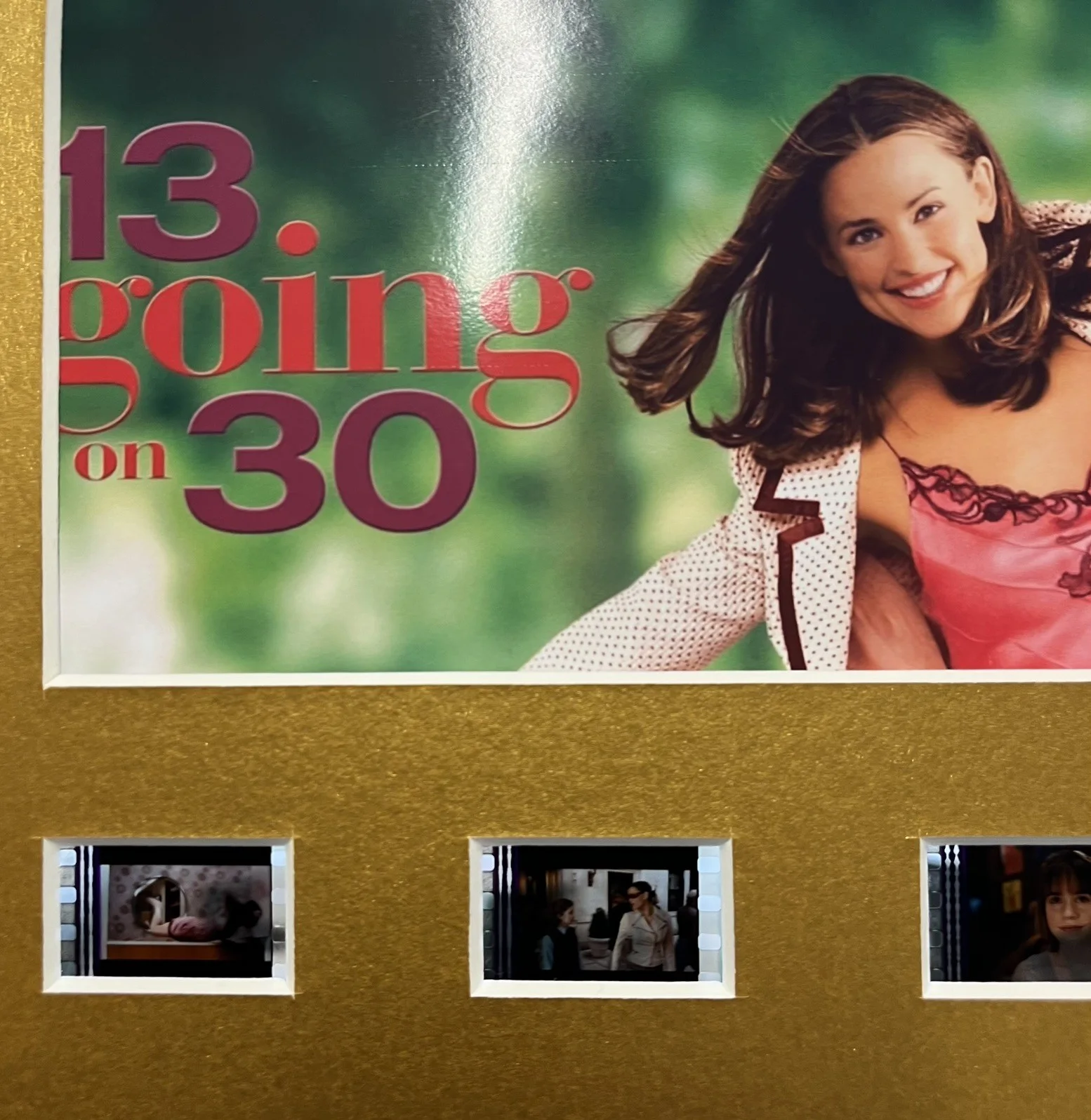 13 GOING ON 30. 35mm Film Cell MOUNTED DISPLAY, image 2
