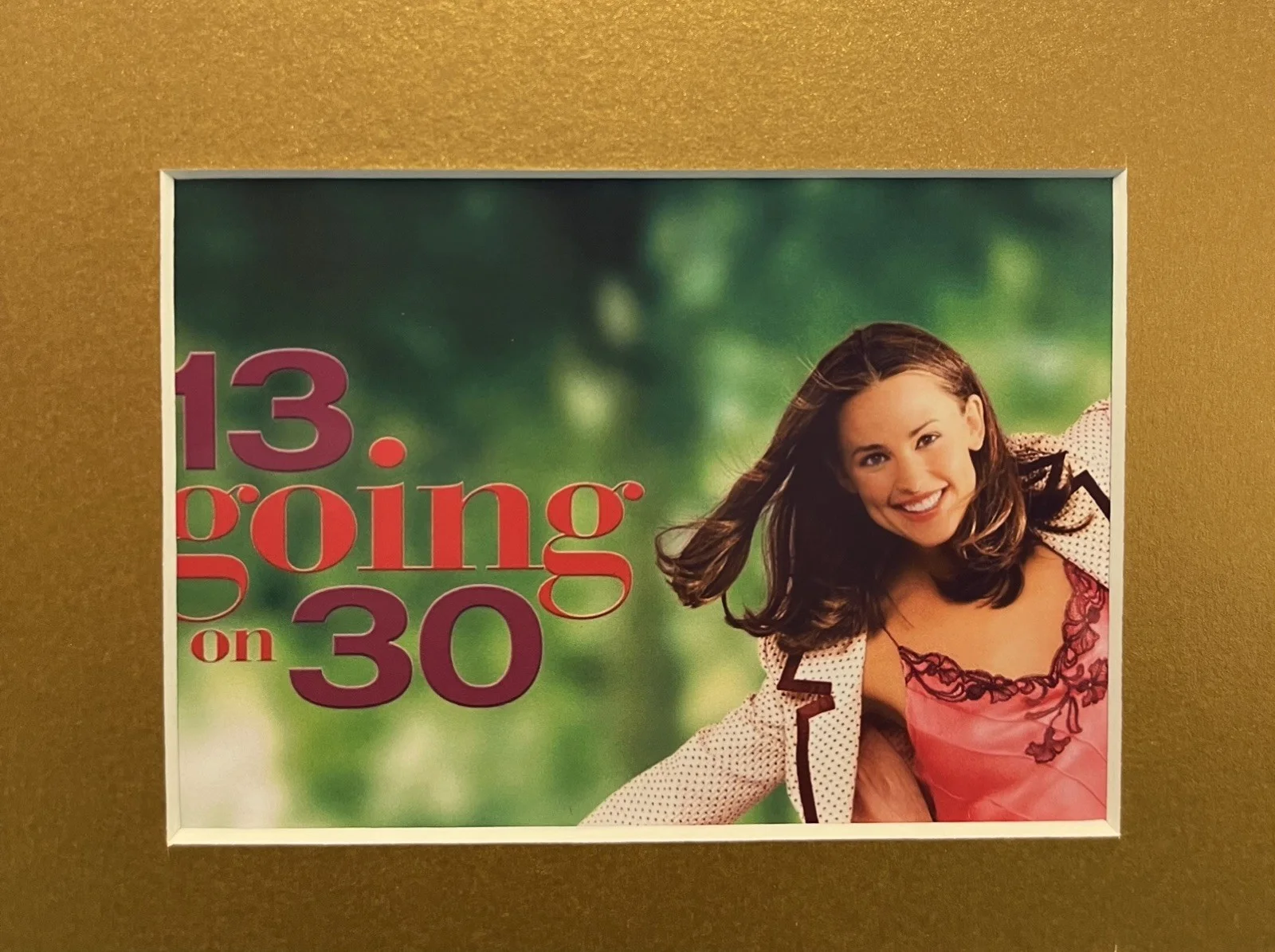 13 GOING ON 30. 35mm Film Cell MOUNTED DISPLAY, image 3