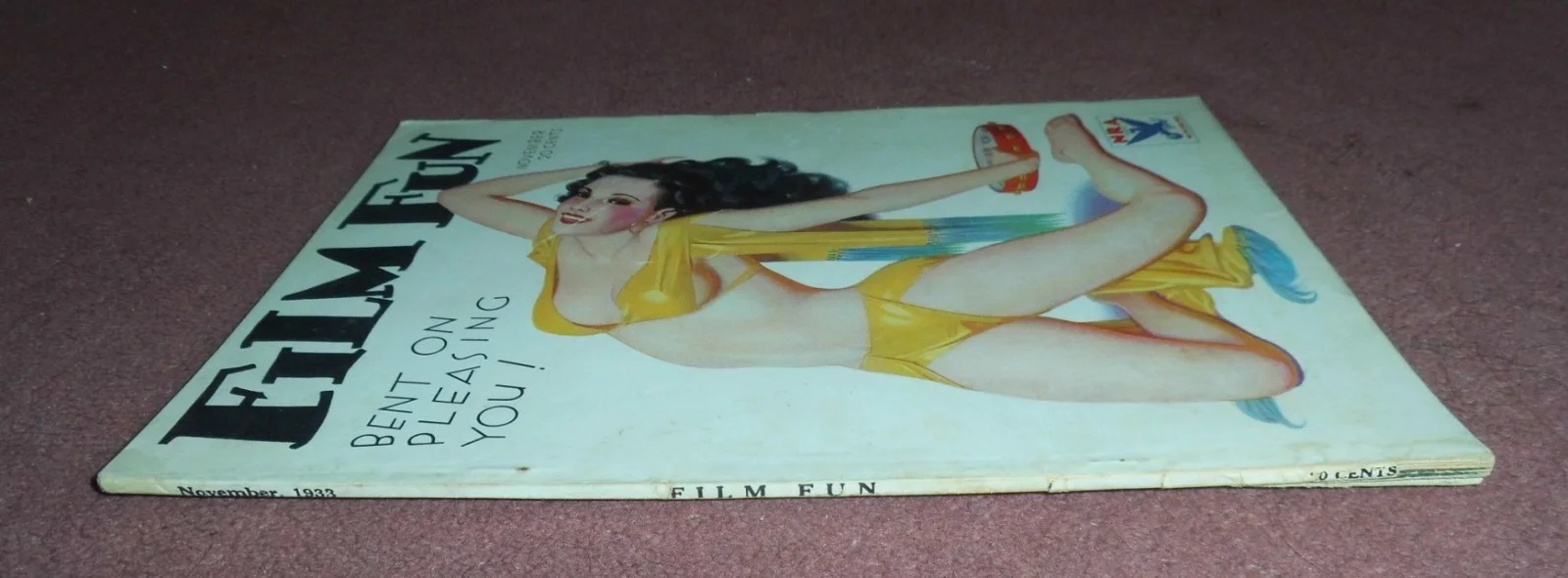 FILM FUN (1933) US mag ENOCH BOLLES COVER, THREE STOOGES, 'fine minus (5.5), изображение 4
