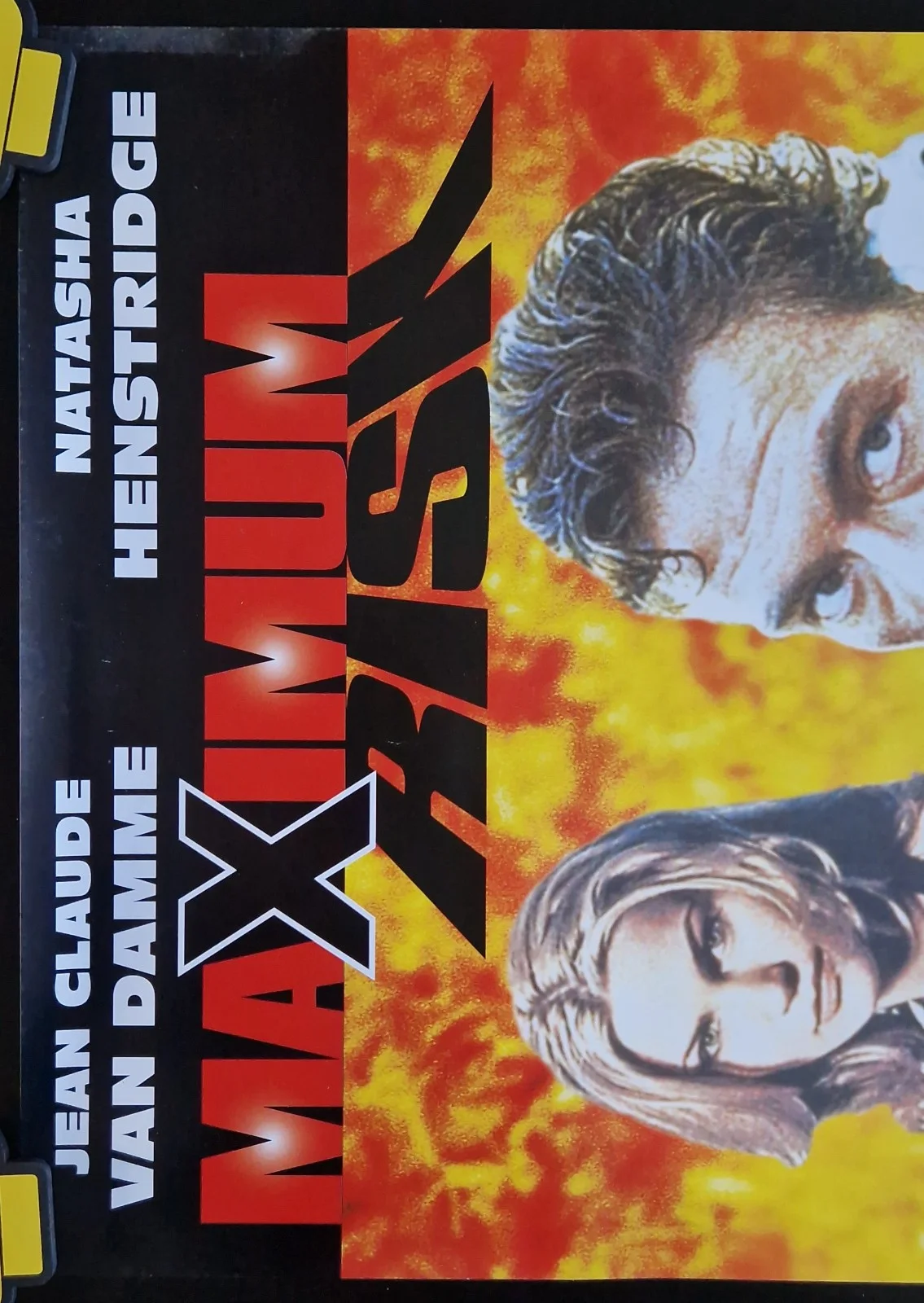 Maximum Risk 1996 Dual Side VHS Video Store Promo Poster – A2, image 2