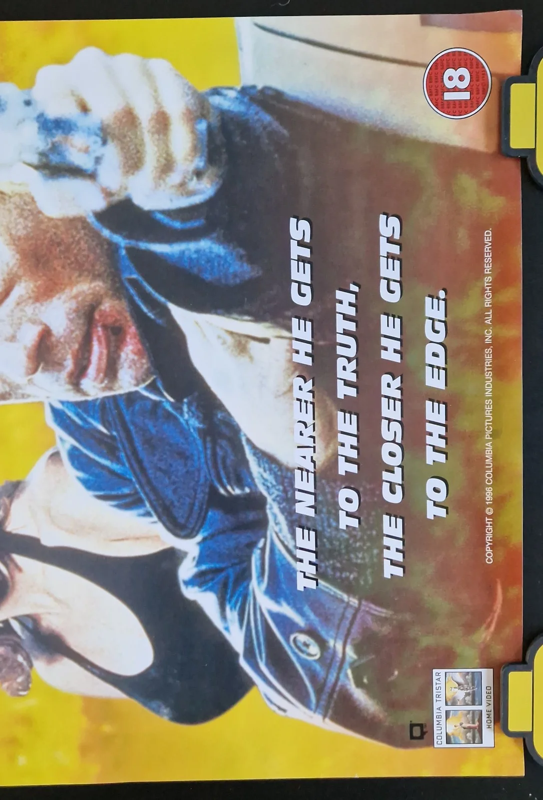 Maximum Risk 1996 Dual Side VHS Video Store Promo Poster – A2, image 3