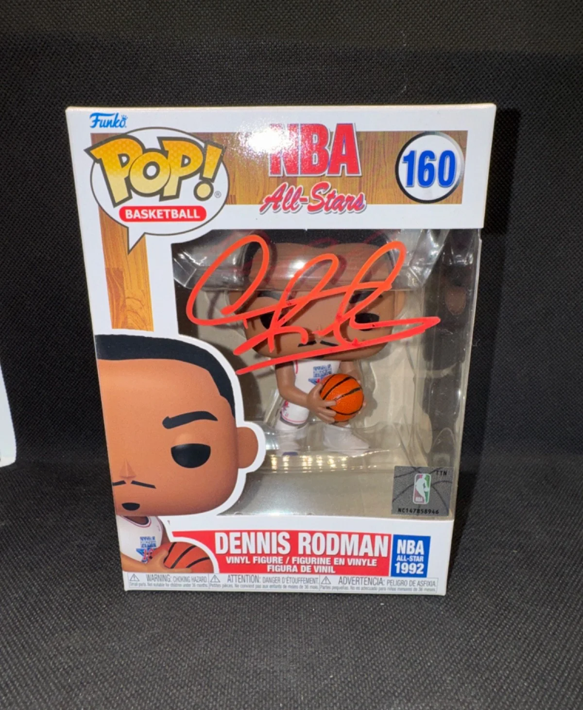 JAVONTE GREEN — DENNIS RODMAN signed auto NBA ALL-STARS FUNKO POP FIGURE #160 w/ COA BECKETT