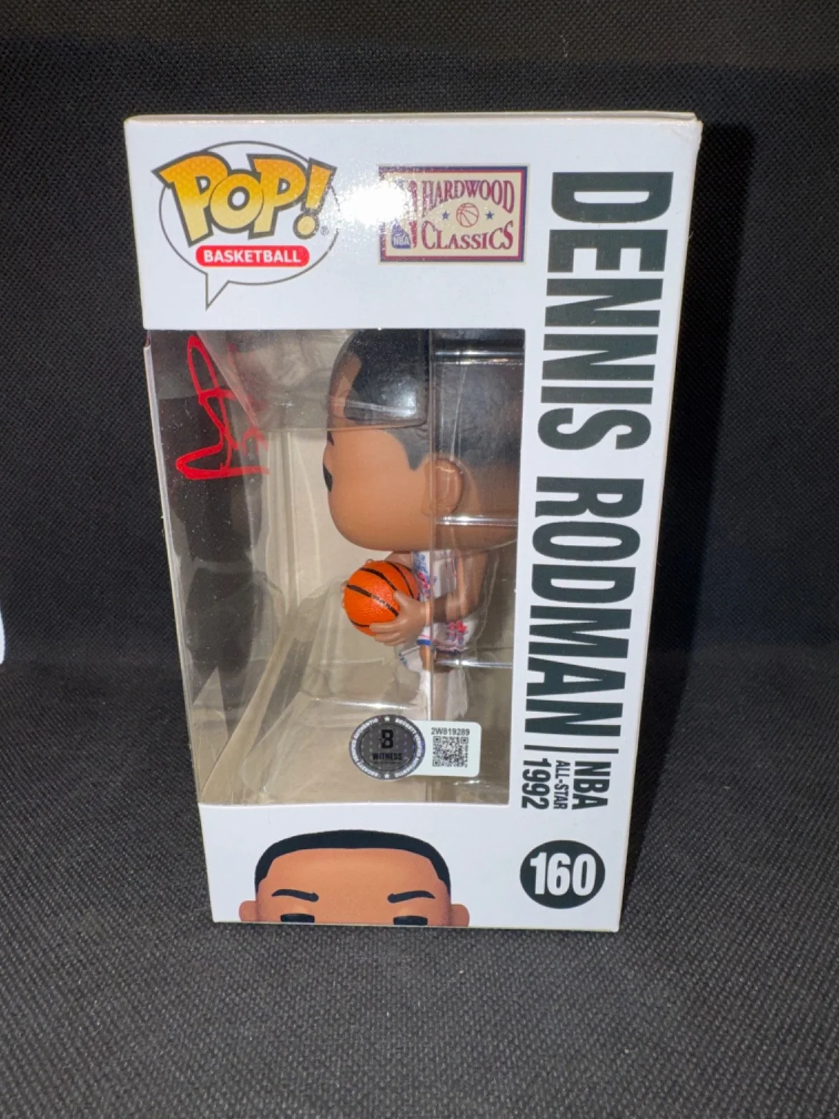 JAVONTE GREEN — DENNIS RODMAN signed auto NBA ALL-STARS FUNKO POP FIGURE #160 w/ COA BECKETT, изображение 3