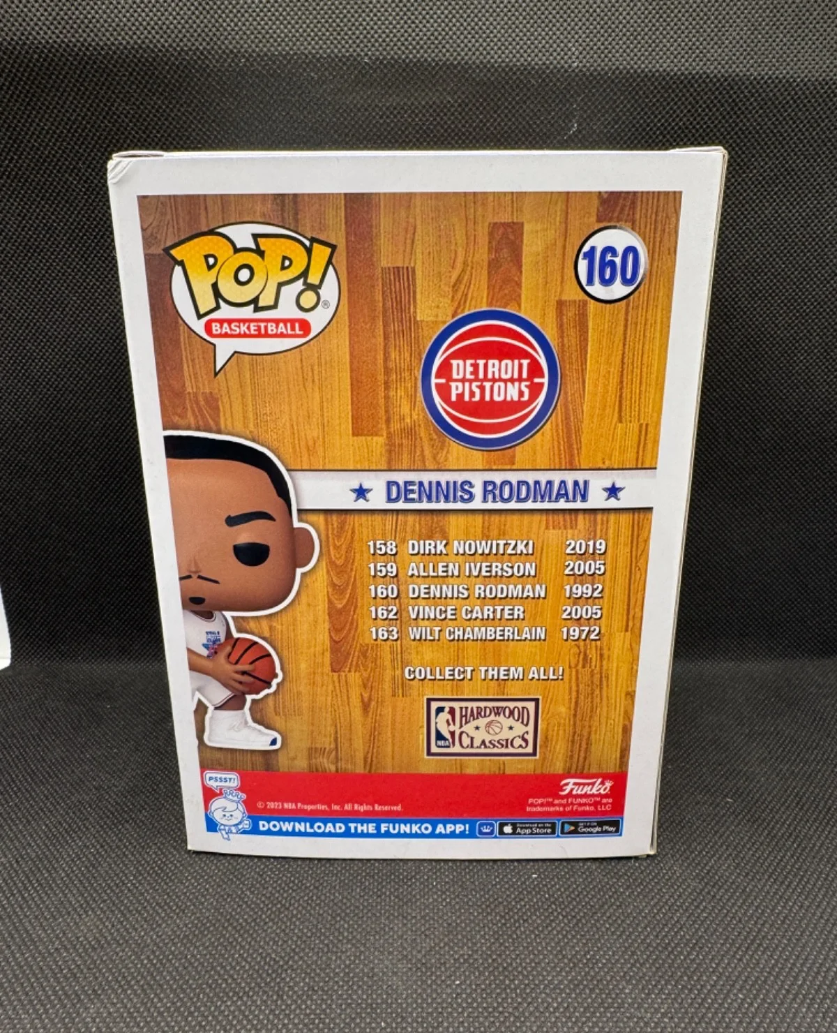 JAVONTE GREEN — DENNIS RODMAN signed auto NBA ALL-STARS FUNKO POP FIGURE #160 w/ COA BECKETT, изображение 4