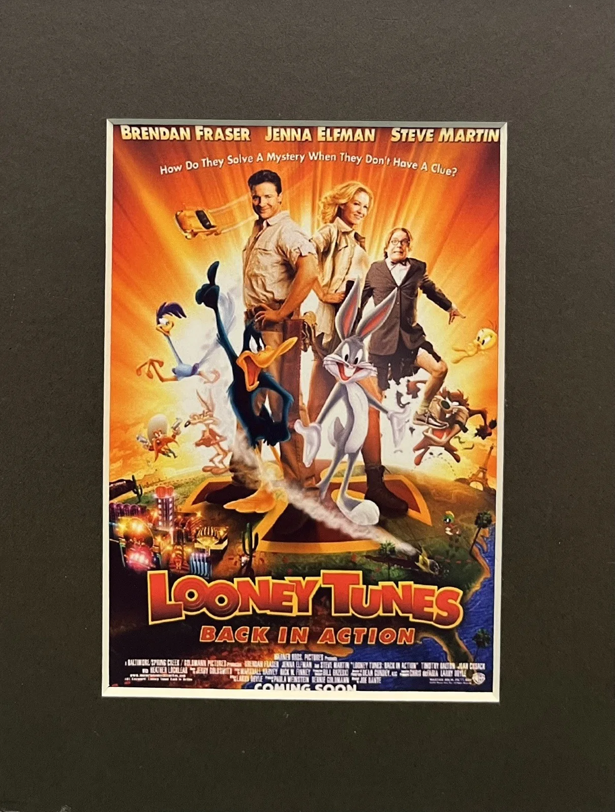 LOONEY TUNES. Back in Action . . 35mm Film Cell Mounted Display, image 2