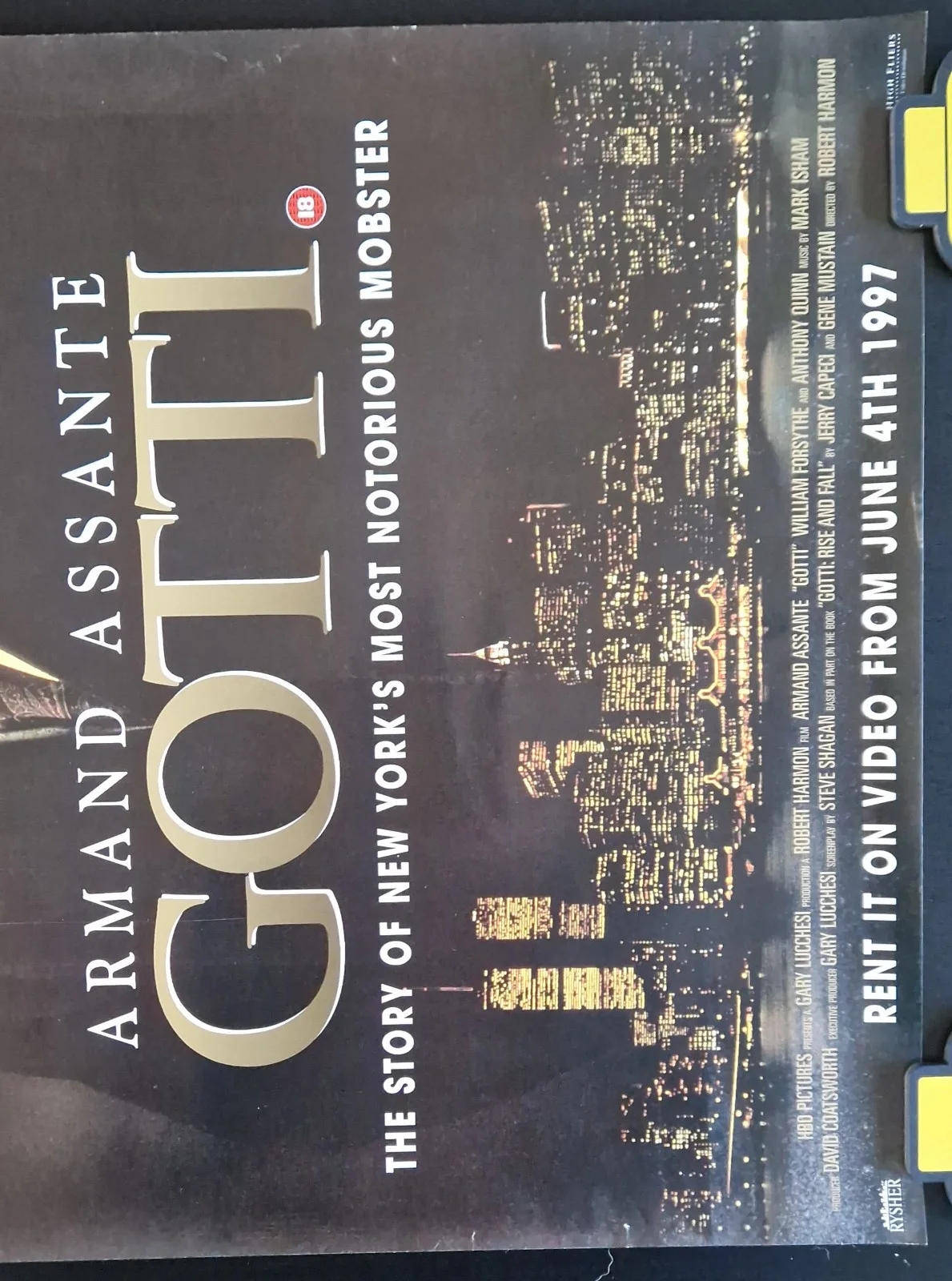 Gotti 1996 VHS Video Store Promo Poster – A2, изображение 3