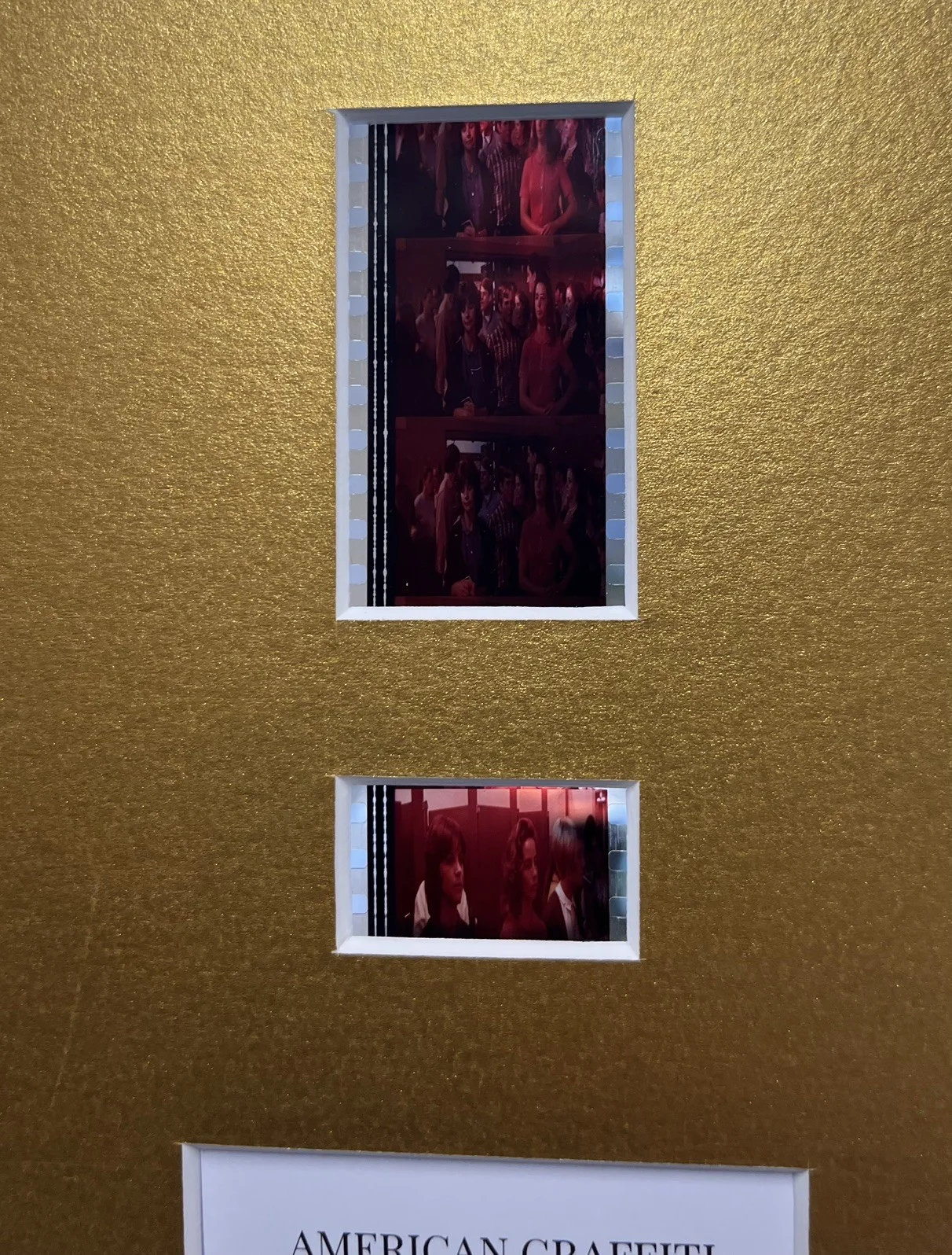 AMERICAN GRAFFITI . . 35mm Film Cell Mounted Display, image 3