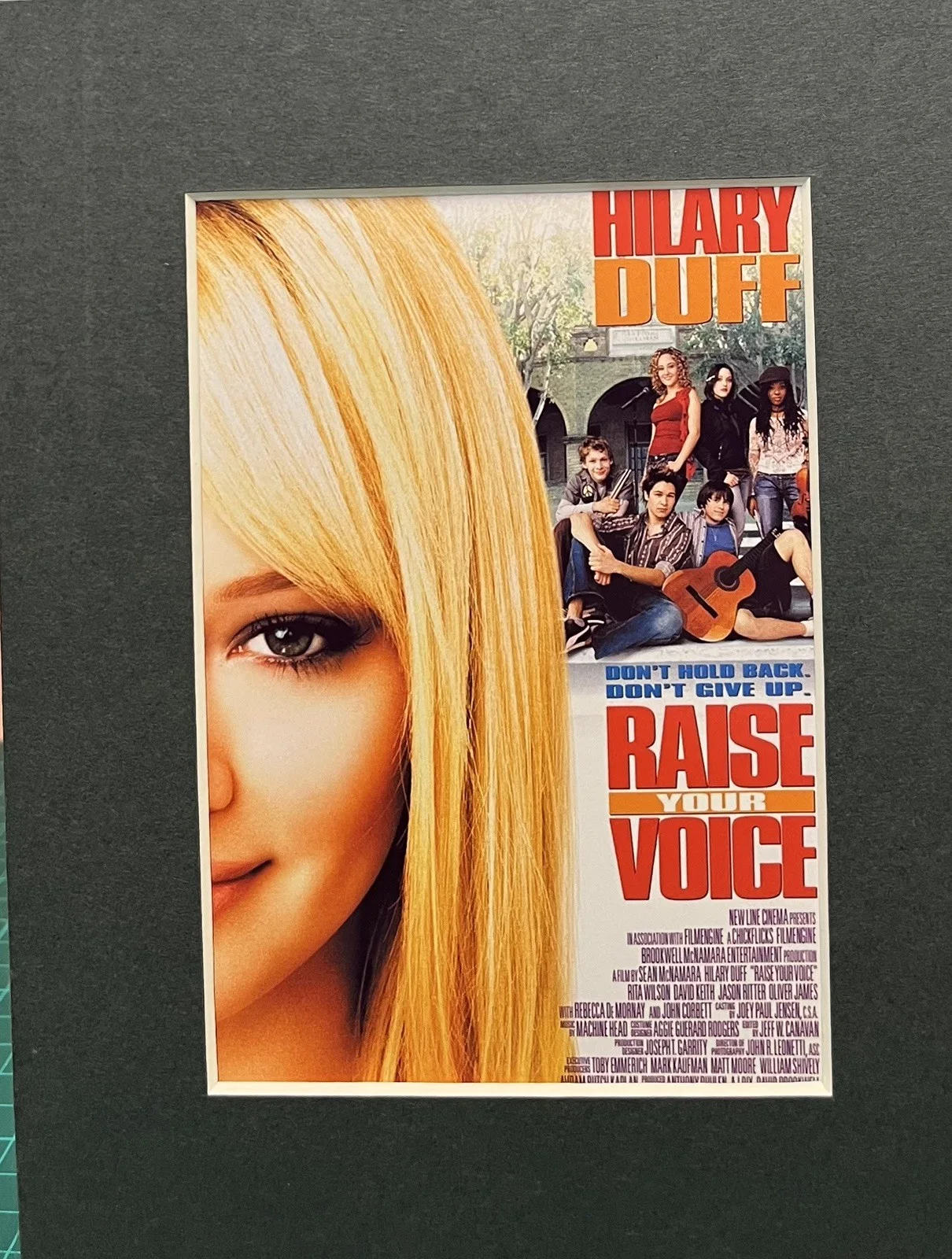 RAISE YOUR VOICE . . 35mm Film Cell Mounted Display, image 3