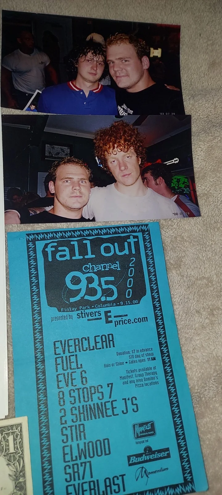Eve 6 Lifetime Collection Lot Autographed Ticket Stub Poster Pix HAND SIGNED $, изображение 4
