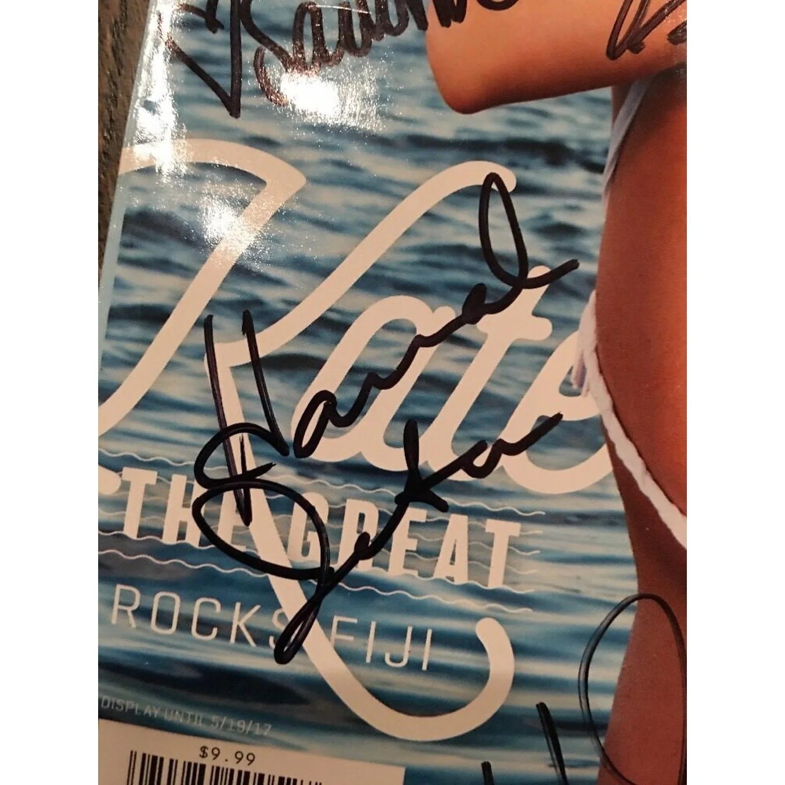 SPORTS ILLUSTRATED SWIMSUIT 2017 SIGNED AUTOGRAPHED Hannah Kate + 13 EXACT PROOF, изображение 3