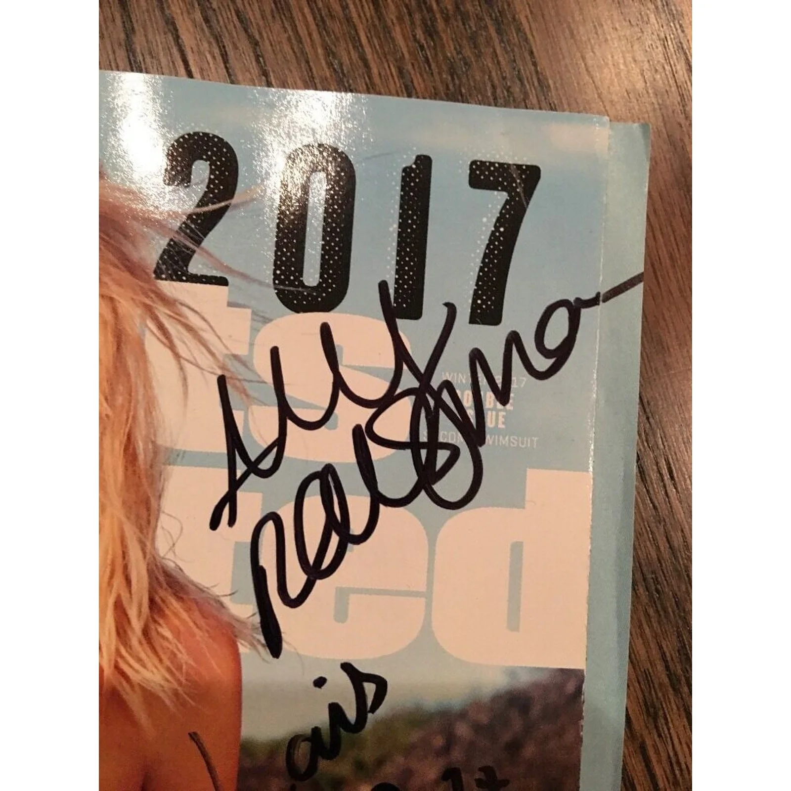 SPORTS ILLUSTRATED SWIMSUIT 2017 SIGNED AUTOGRAPHED Hannah Kate + 13 EXACT PROOF, изображение 5