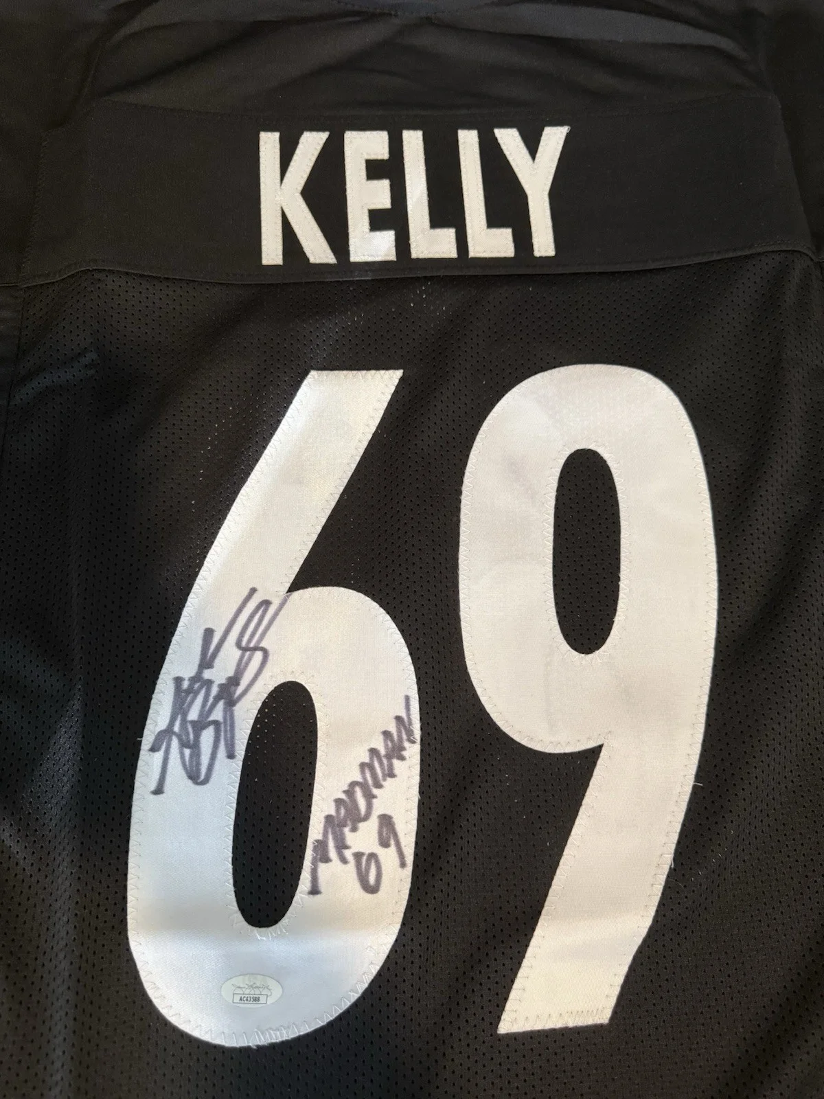 Andrew Bryniarski — ANDREW BRYNIARSKI Signed Autographed Any Given Sunday Jersey Madman ins w/JSA, image 2