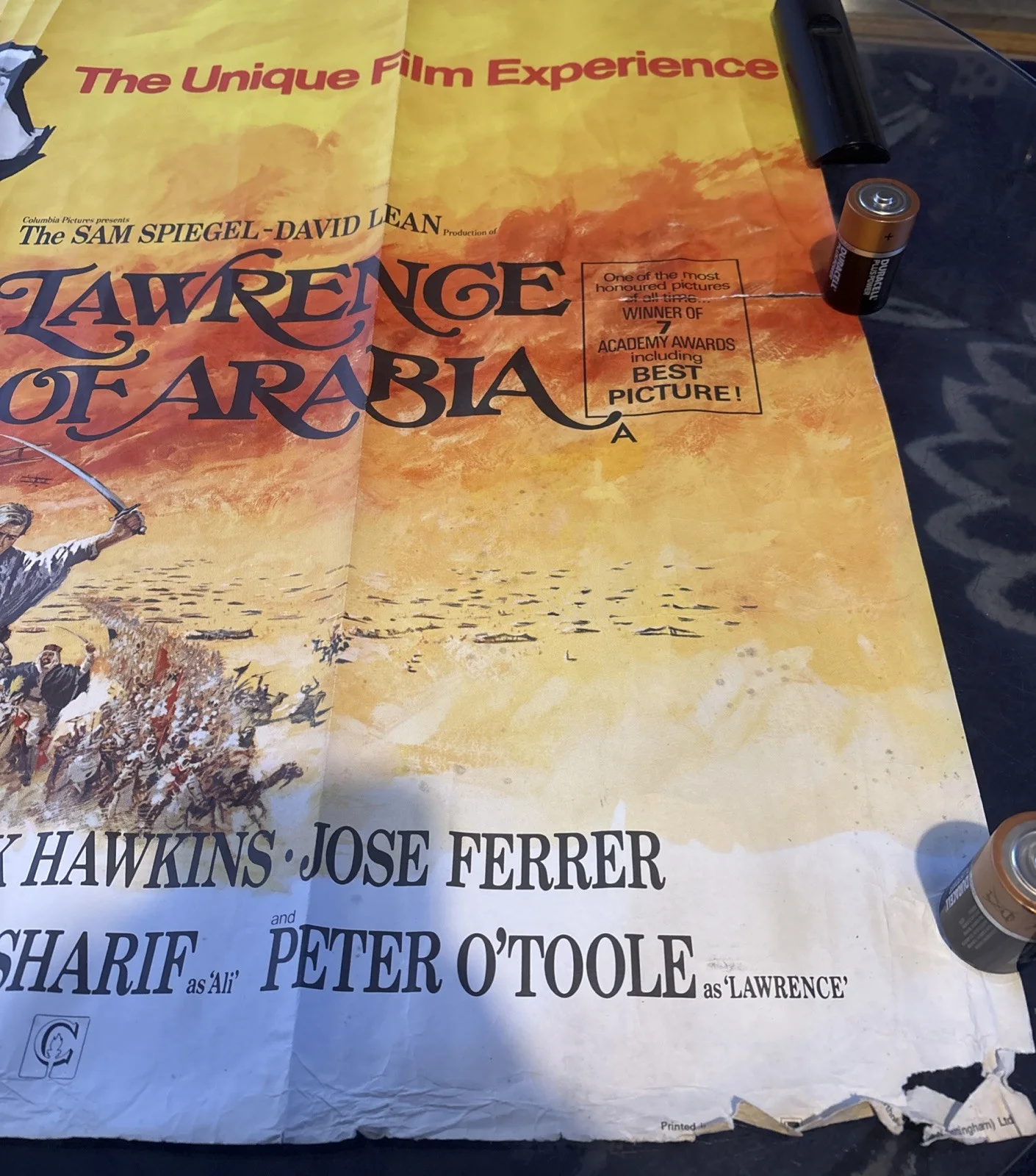 Lawrence Of Arabia 1962 UK Quad 71 RR Rare Movie Film Cinema Poster Peter OToole, изображение 4