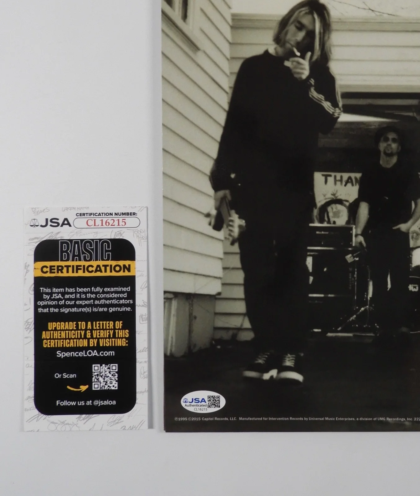 Everclear JSA Signed Autograph Record Album Vinyl Art Alexakis Sparkle and Fade, изображение 4