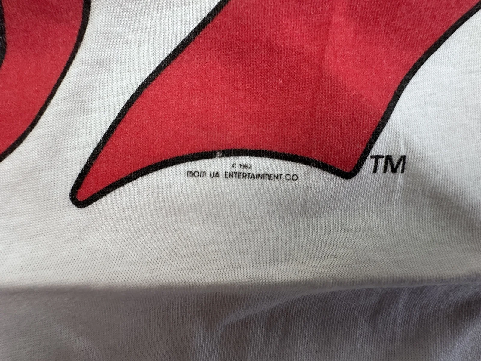 rare 1982 ORGINAL UNUSED OLD RECORD SHOP FAME T SHIRT-COTTON MEDIUM- TS33, изображение 3