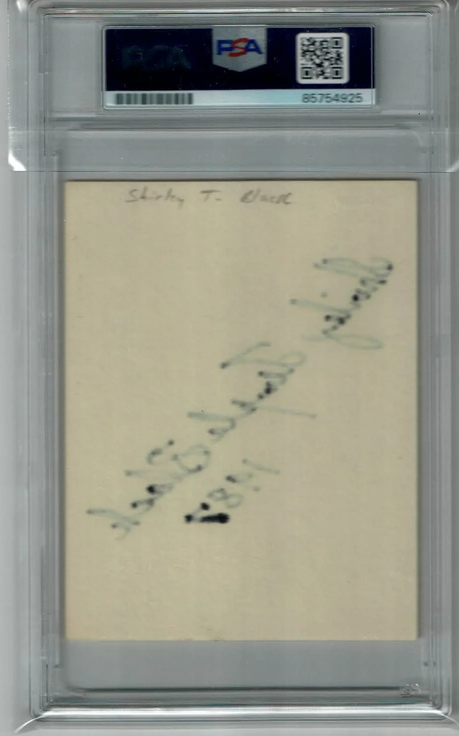3 Shirley Temple Autographs 1 8x10 Framed Photo 2 Index Cards PSA AUTHENTIC READ, изображение 4