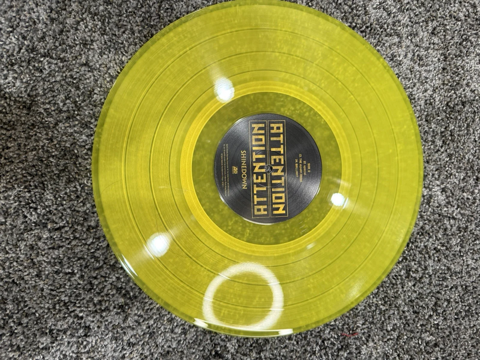 * SHINEDOWN * signed album * ATTENTION ATTENTION * BRENT, ZACH, ERIC & BARRY * 1, изображение 4
