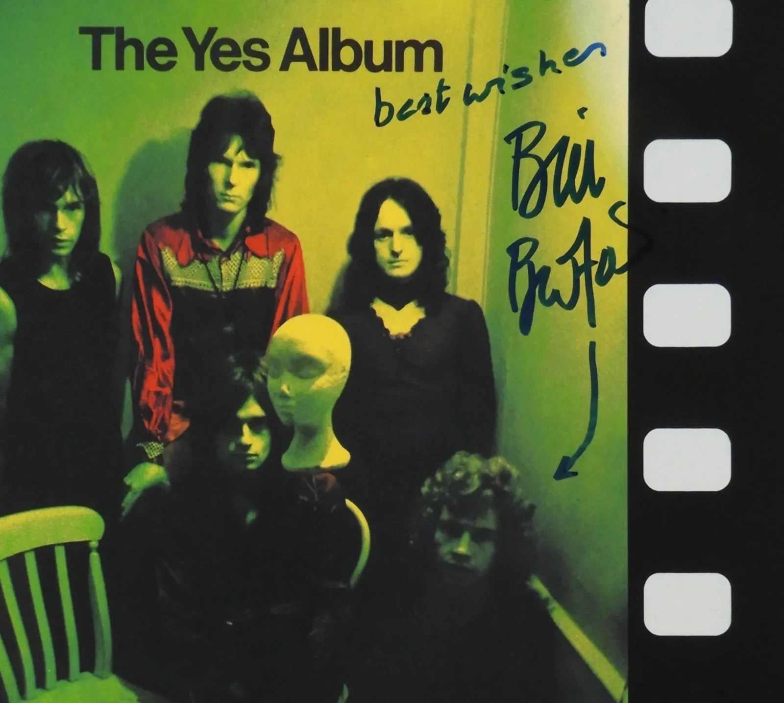 Bill Bruford YES JSA Signed Autograph Album Record Vinyl The Yes Album, изображение 2
