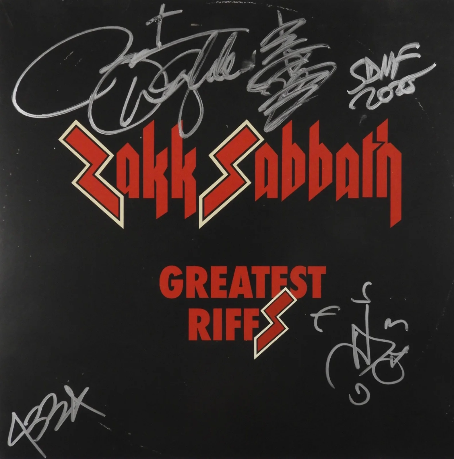 Zakk Wylde JSA Signed Autograph Record Album Vinyl Zakk Sabbath Greatest Riffs, изображение 2